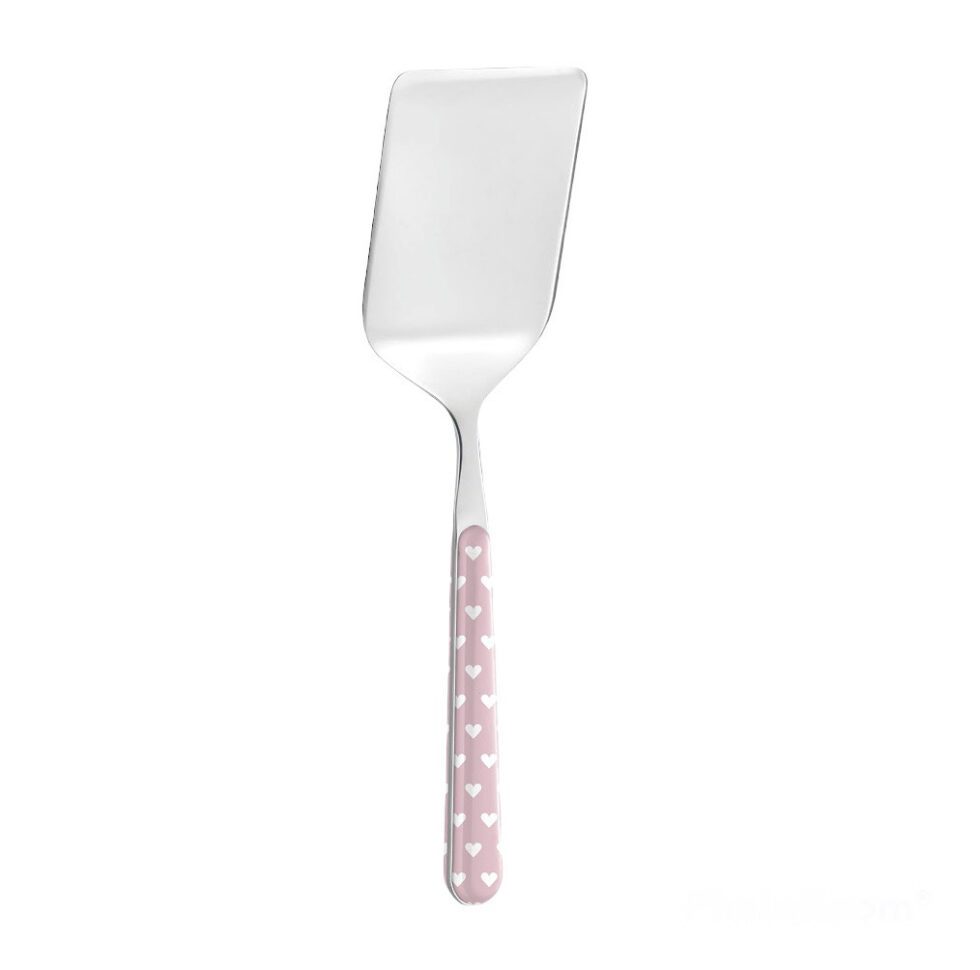 PALA LASAGNA IN ACCIAIO INOX CUORI ROSA