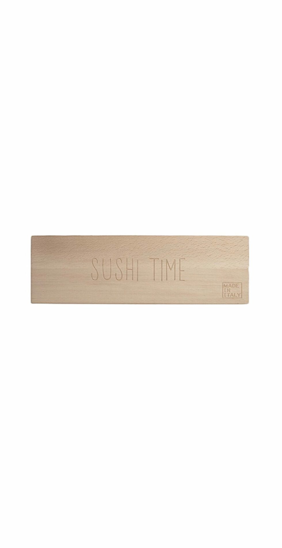 Tagliere in legno di faggio "sushi time" 45 x 15 cm