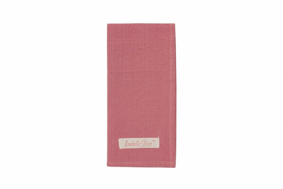 Strofinaccio nido d'ape colore rosa scuro