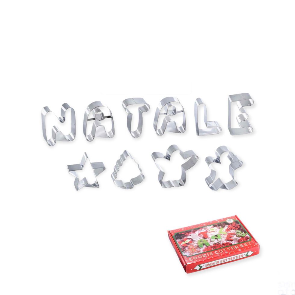 Formine natalizie per biscotti confezione 10 pz