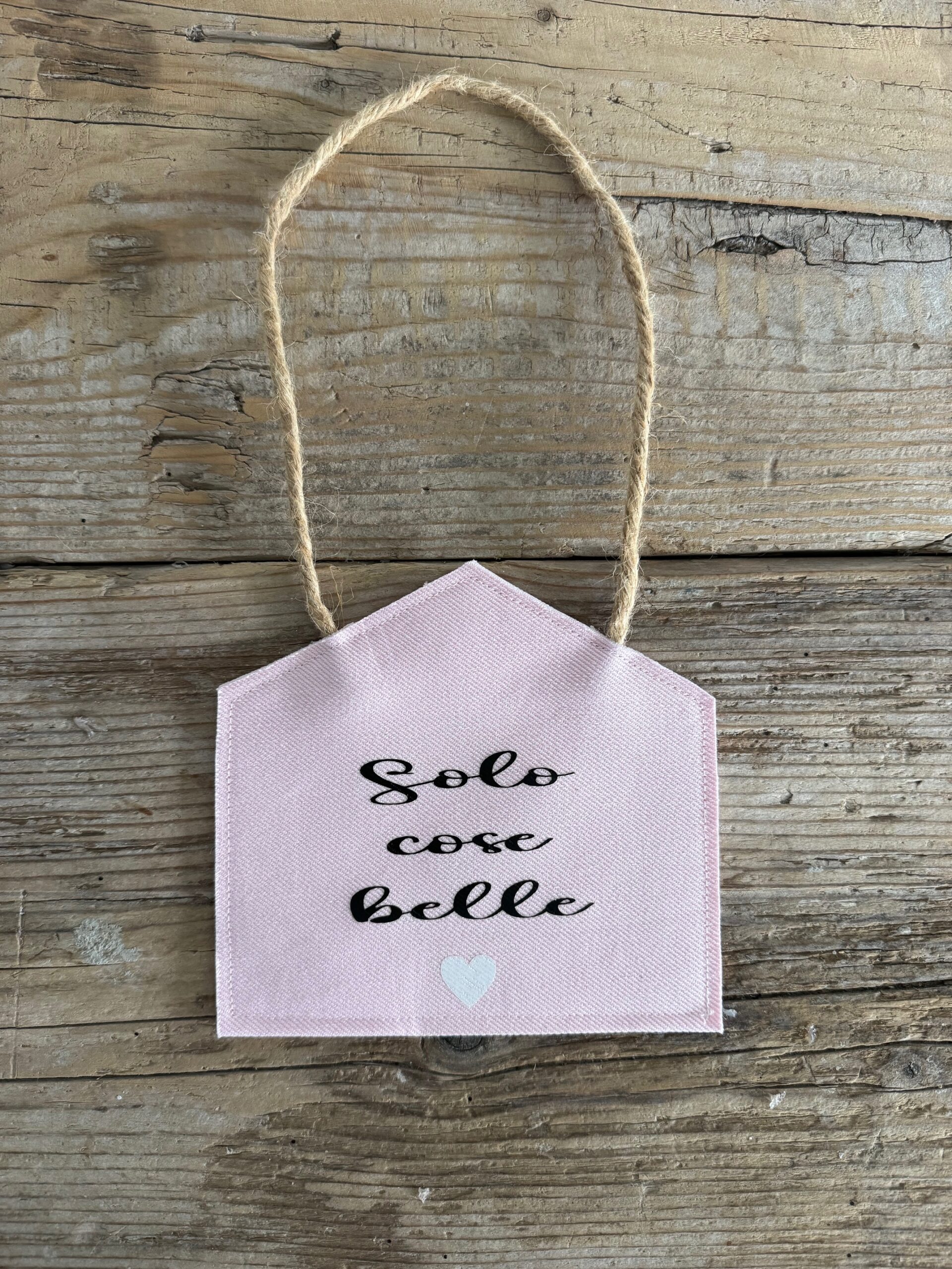 Targa casa PERSONALIZZABILE colore rosa - immagine 3