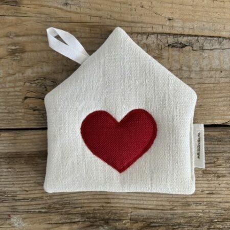 "Maison serì" linea cupido presina casetta colore rosso ciliegia
